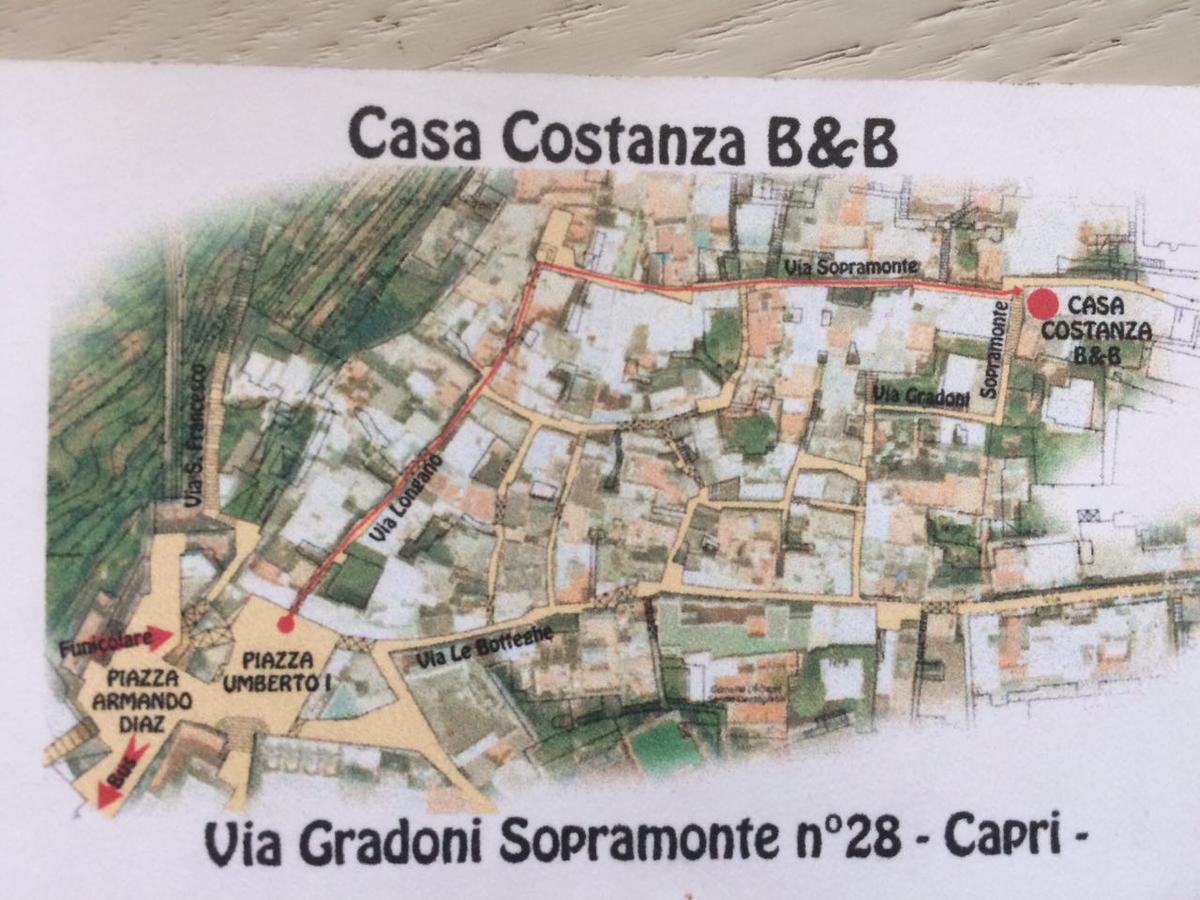 ホテル Casa Costanza カプリ エクステリア 写真